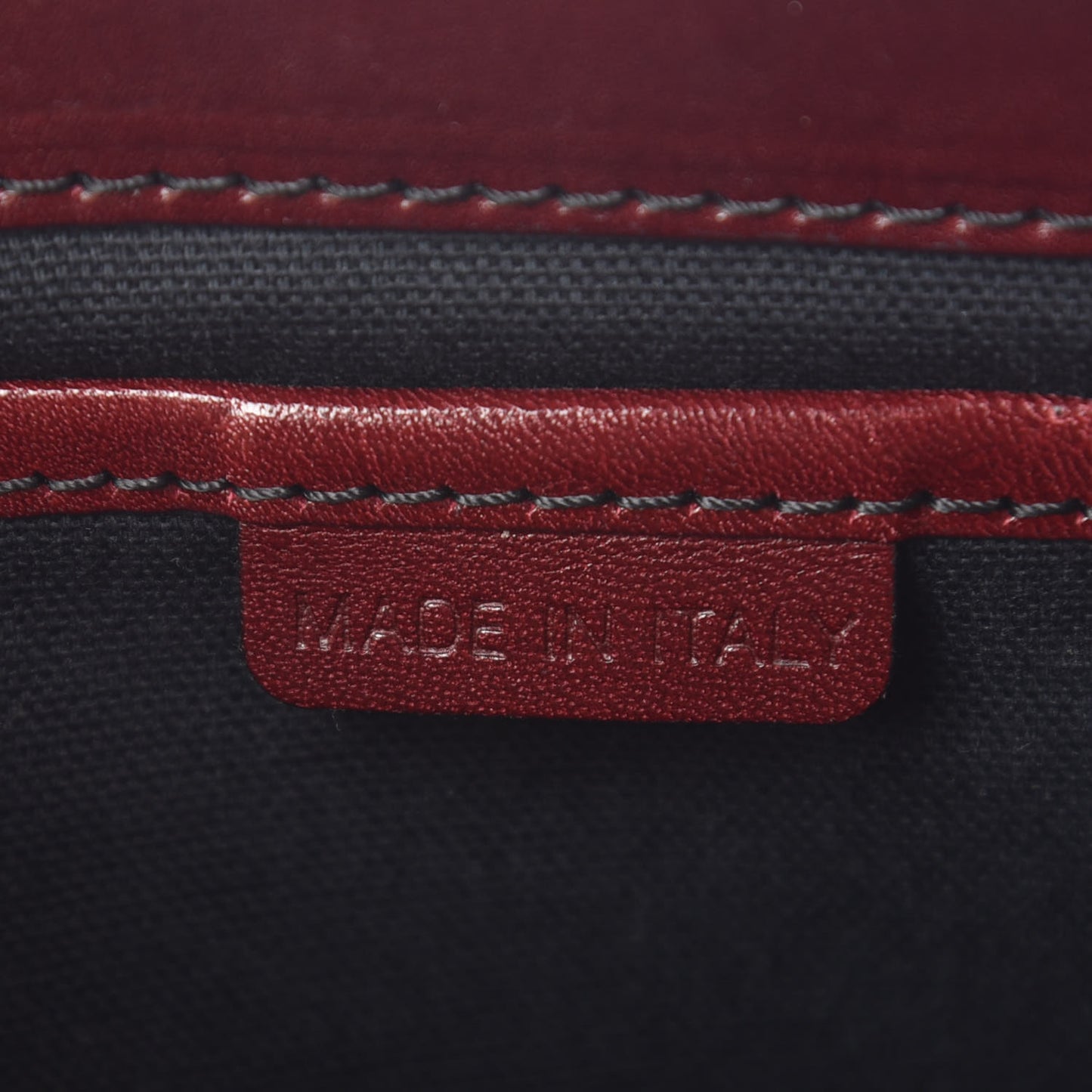 House Check Bridle Calfskin Small Abbott Crossbody Bag Red Claret