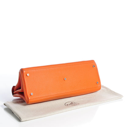 Hermes Togo Shoulder Kelly 40 Orange 16 of 21