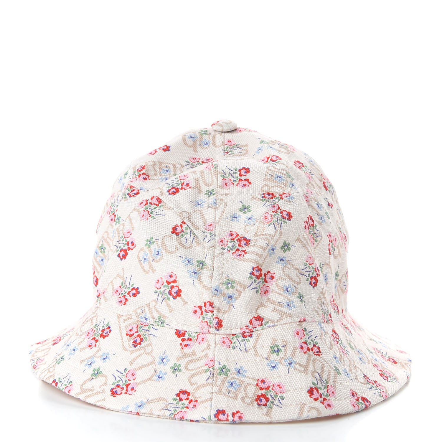 Gucci X LIBERTY OF LONDON Canvas Floral Print London Bucket Hat M White 5 of 7