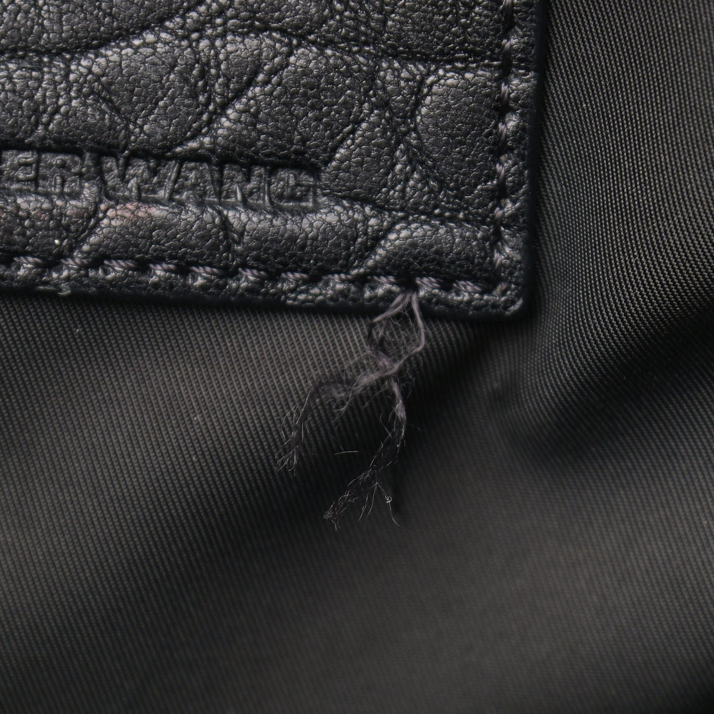 Pebbled Lambskin Mini Rockie Black Rose Gold Hardware