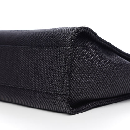 Chanel Mixed Fibers Calfskin Small Deauville Tote Black 9 of 9
