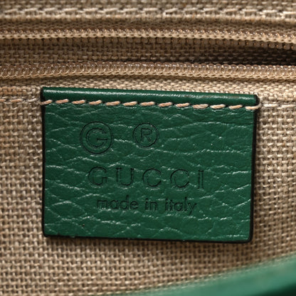Gucci Dollar Calfskin Interlocking G Crossbody Bag Emerald 7 of 12