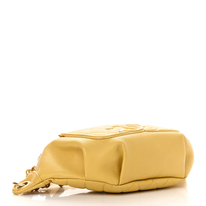 Chanel Caviar Quilted Filigree Waist Bag Yellow 4 of 15