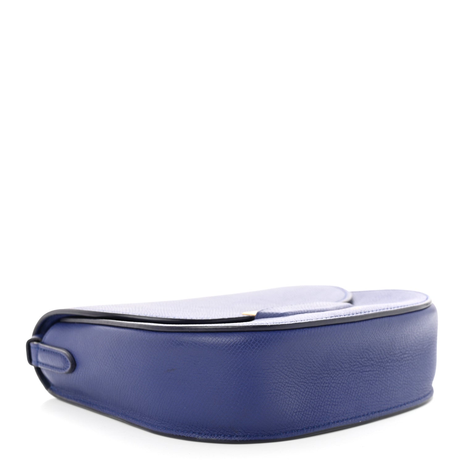 Celine Grained Calfskin Small Trotteur Indigo 4 of 11