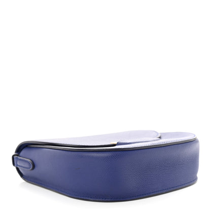 Celine Grained Calfskin Small Trotteur Indigo 4 of 11