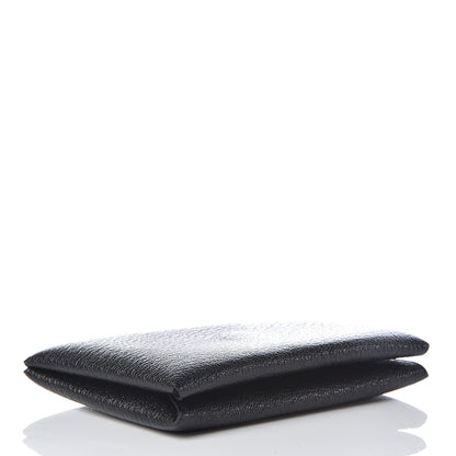 Hermes Chevre Mysore Calvi Card Case Black 4 of 8