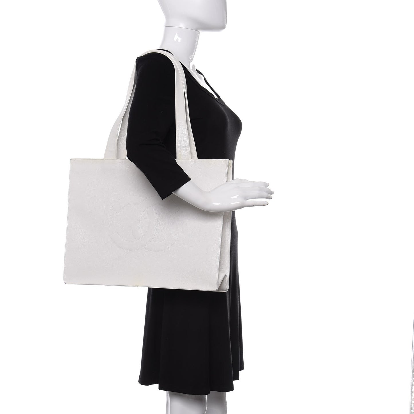 Caviar CC Tote White