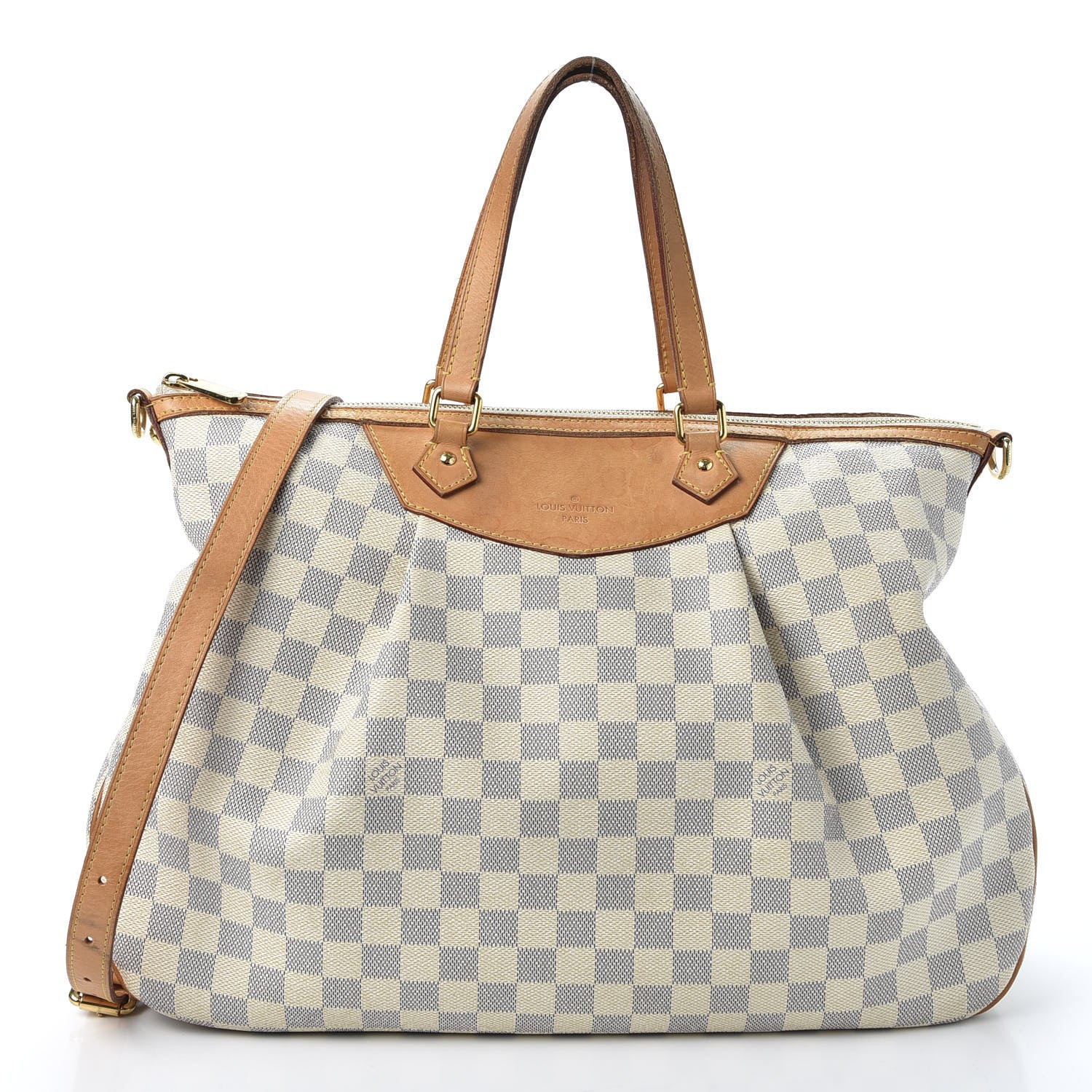 Louis Vuitton Damier Azur Siracusa GM 1 of 9