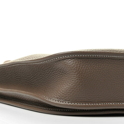 Hermes Taurillon Clemence Evelyne III PM Etoupe 6 of 8