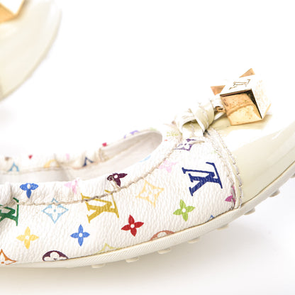 Louis Vuitton Monogram Multicolor Lovely Ballet Flats 36 White 15 of 19