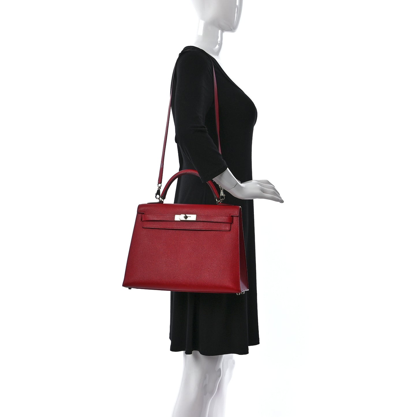 Epsom Kelly Sellier 32 Rouge Casaque