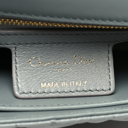 Christian Dior Calfskin Cannage Small Caro Bag Grey 6 of 10