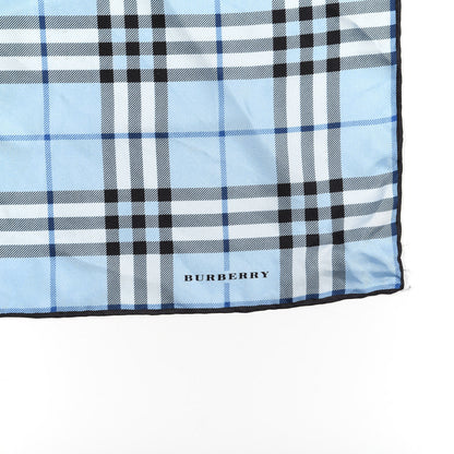 Burberry Silk Vintage Check Square Scarf Blue 2 of 4
