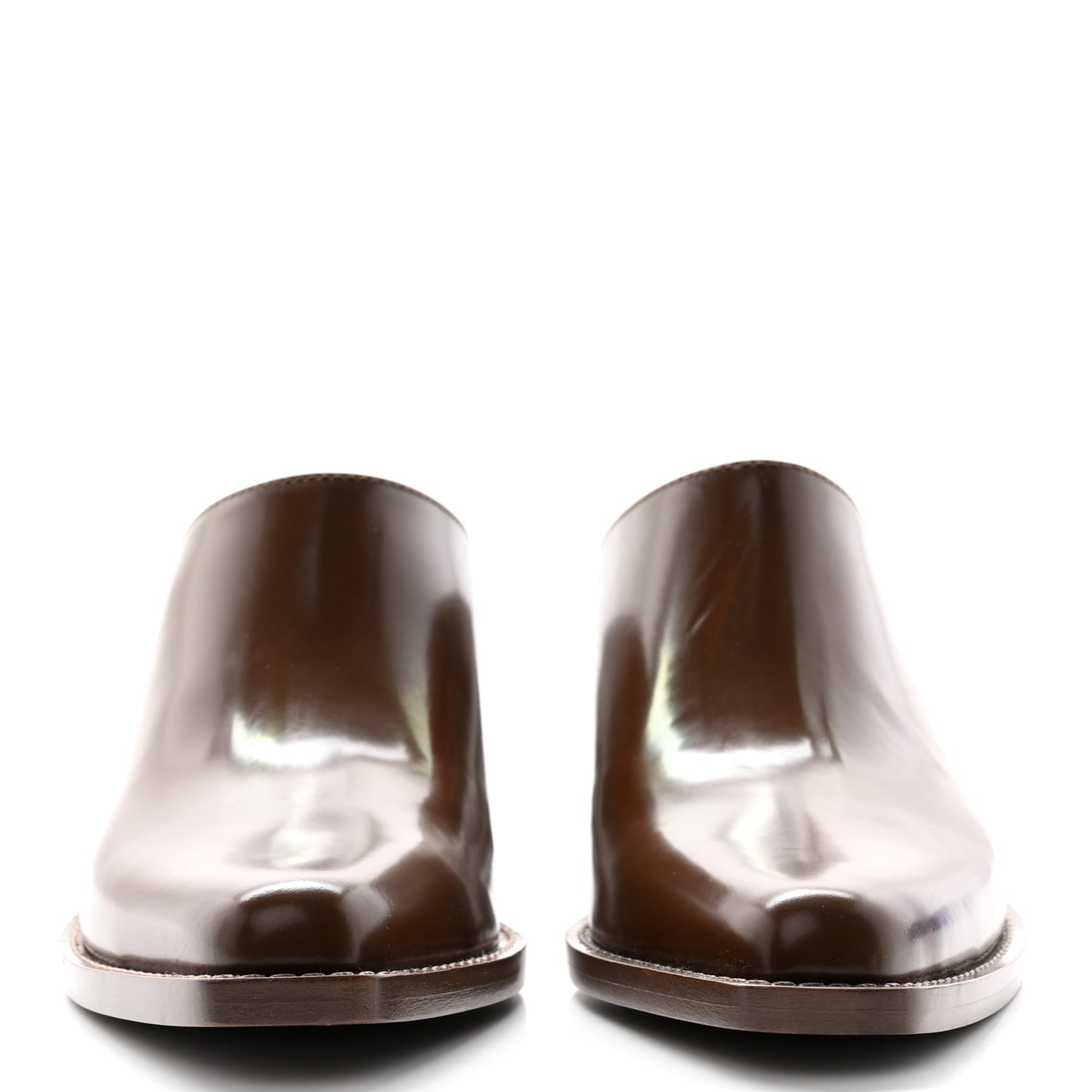 Vitello Abrasivato FF Cut Mules 37 Cuoio