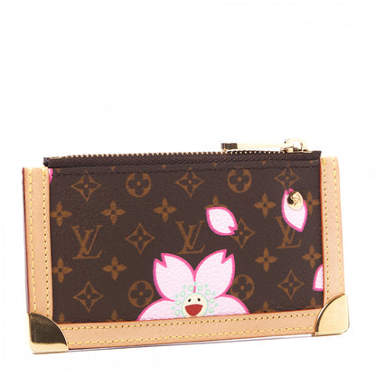 Louis Vuitton Monogram Cherry Blossom Key Pouch Brown 2 of 6