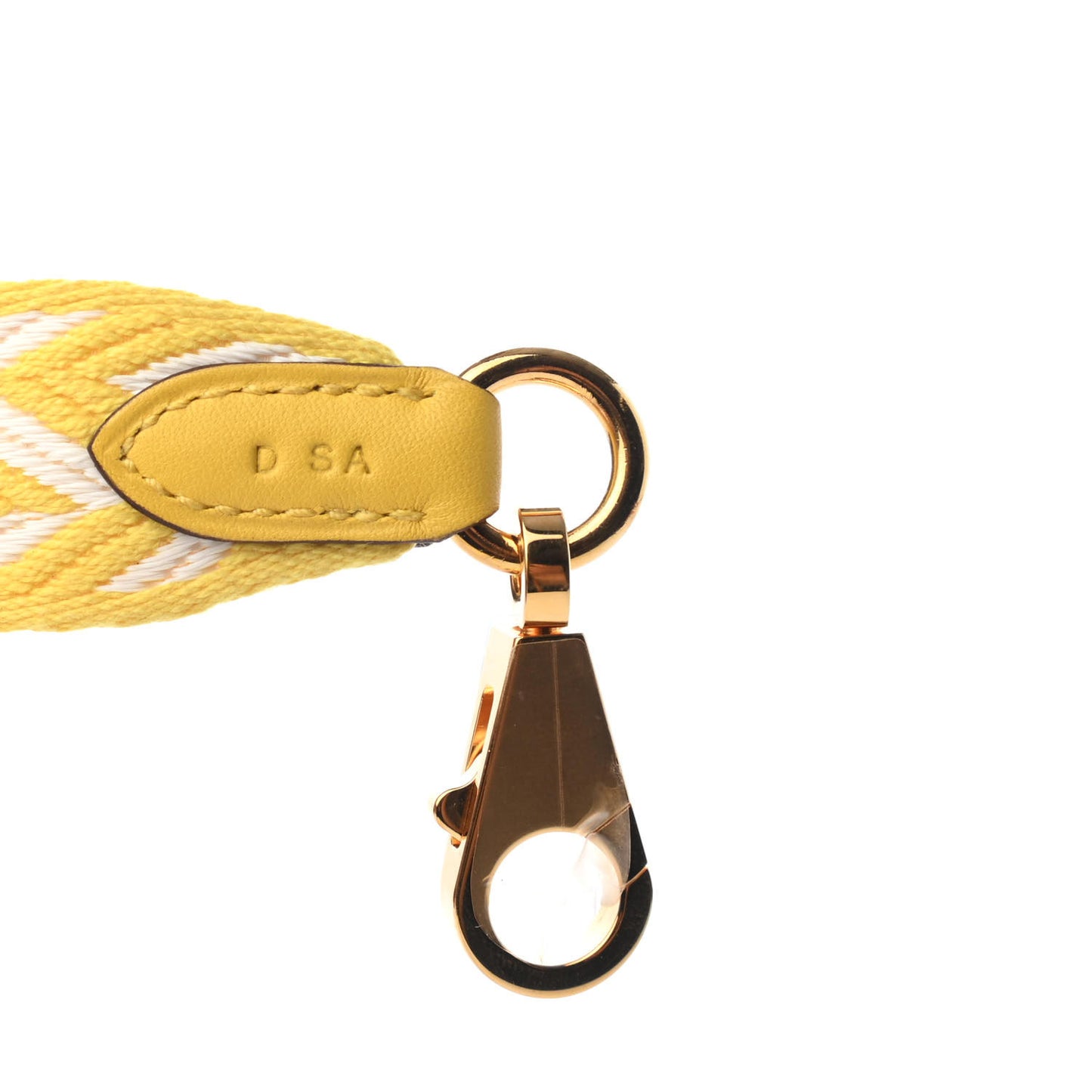 Toile Swift 25mm Sangle ZigZag Shoulder Strap Jaune de Naples White