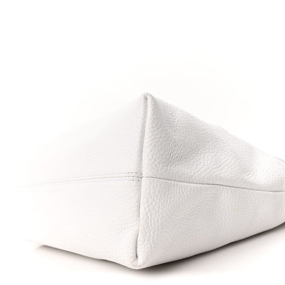 Burberry London Grainy Calfskin Medium Baynard Tote White 10 of 10