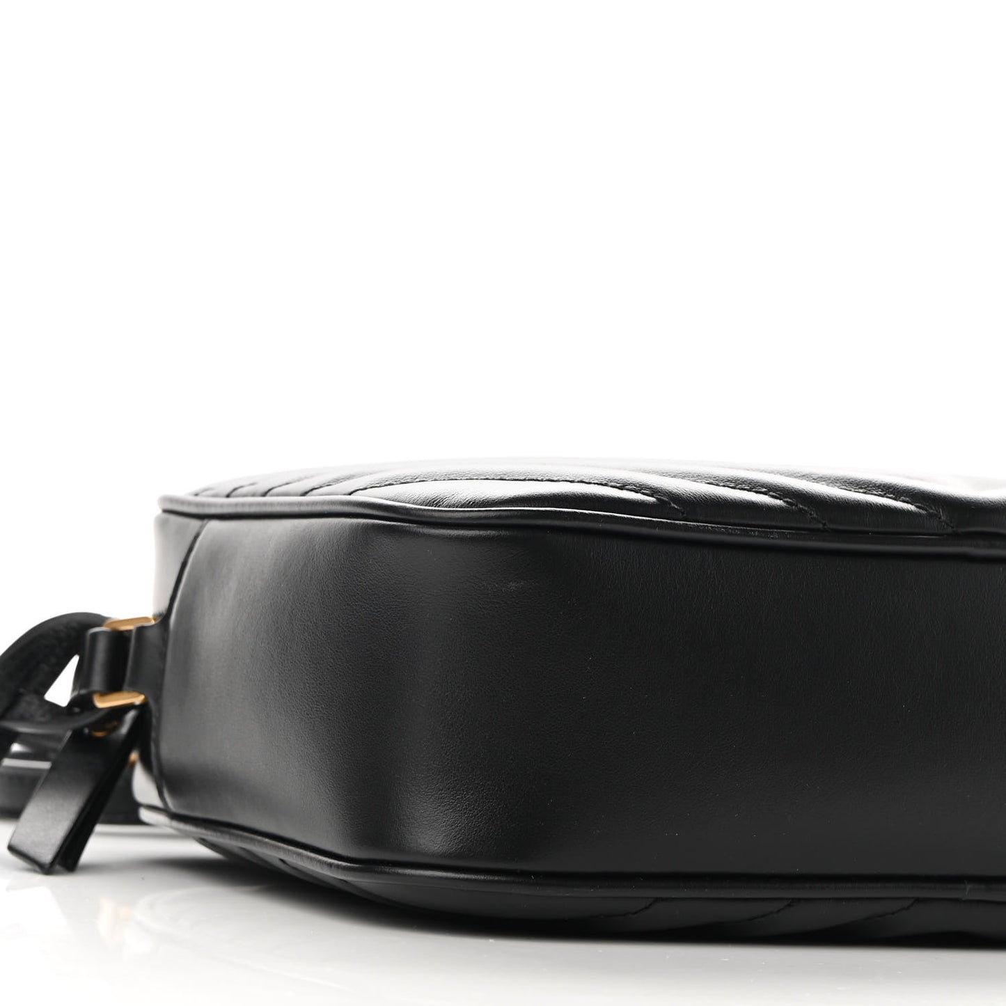 Calfskin Matelasse Monogram Lou Camera Bag Black