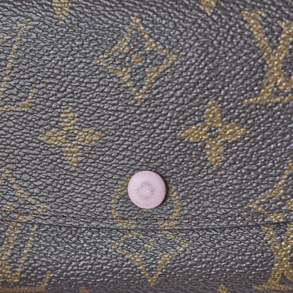 Louis Vuitton Monogram Emilie Wallet Rose Ballerine 7 of 8