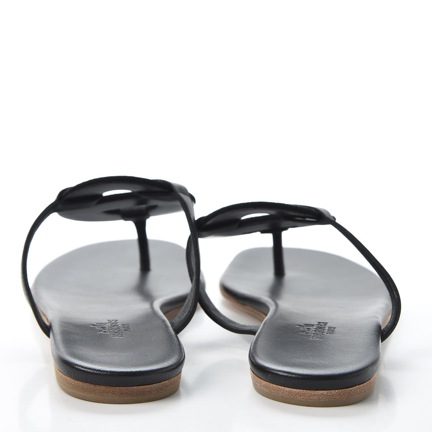 Chevre Vernis Mayotte Sandals 37 Black Multicolor