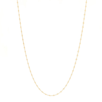 Cartier 18K Yellow Gold Cube Chain Necklace 1 of 5