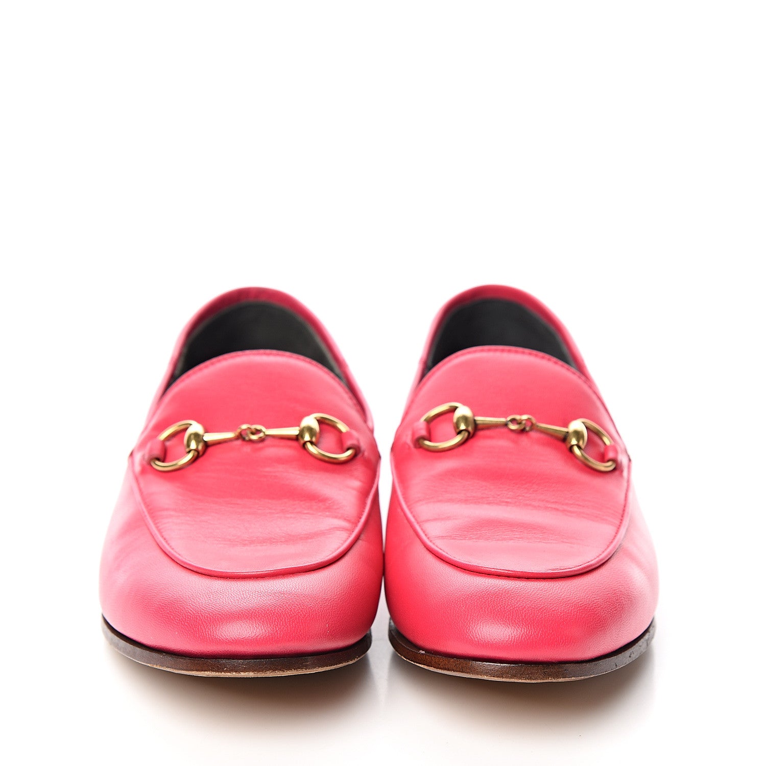 Gucci Lambskin Womens Brixton Horsebit Loafers 36 Hot Pink 2 of 10