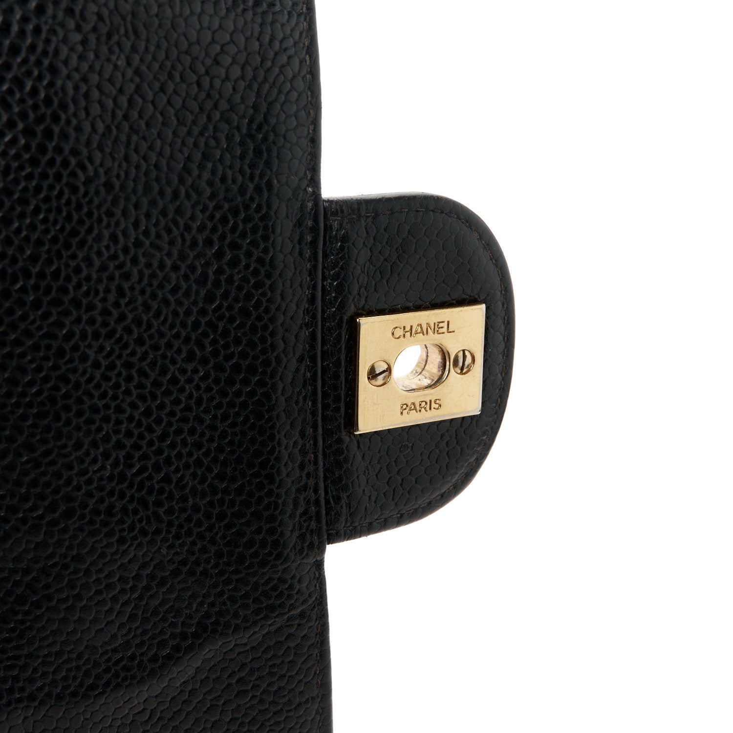 Chanel Caviar Quilted Jumbo Single Flap Black 7 of 12