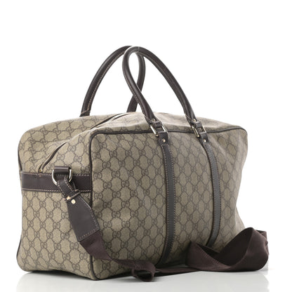 Gucci GG Plus Monogram Medium Carry On Duffle Dark Brown 3 of 19