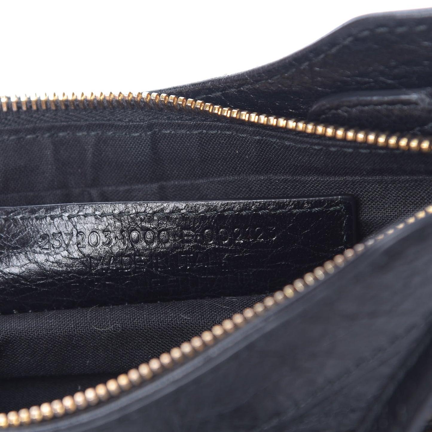 Agneau Giant 12 Gold Hardware Hip Black