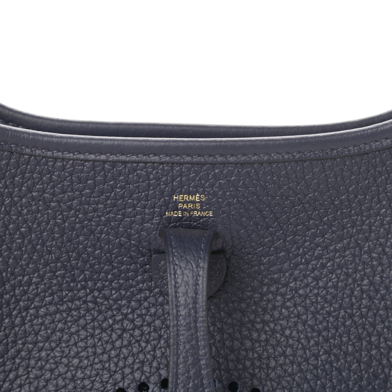 Hermes Taurillon Clemence Evelyne TPM Bleu Nuit 6 of 12