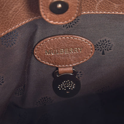 Mulberry Classic Grain Small Bayswater Double Zip Tote Oak 7 of 10