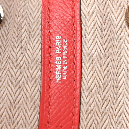 Hermes Epsom Garden Party 30 TPM Rouge Tomate 6 of 9