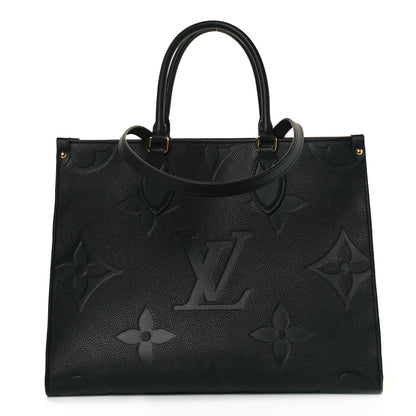 Louis Vuitton Empreinte Monogram Giant Onthego MM Black 1 of 8