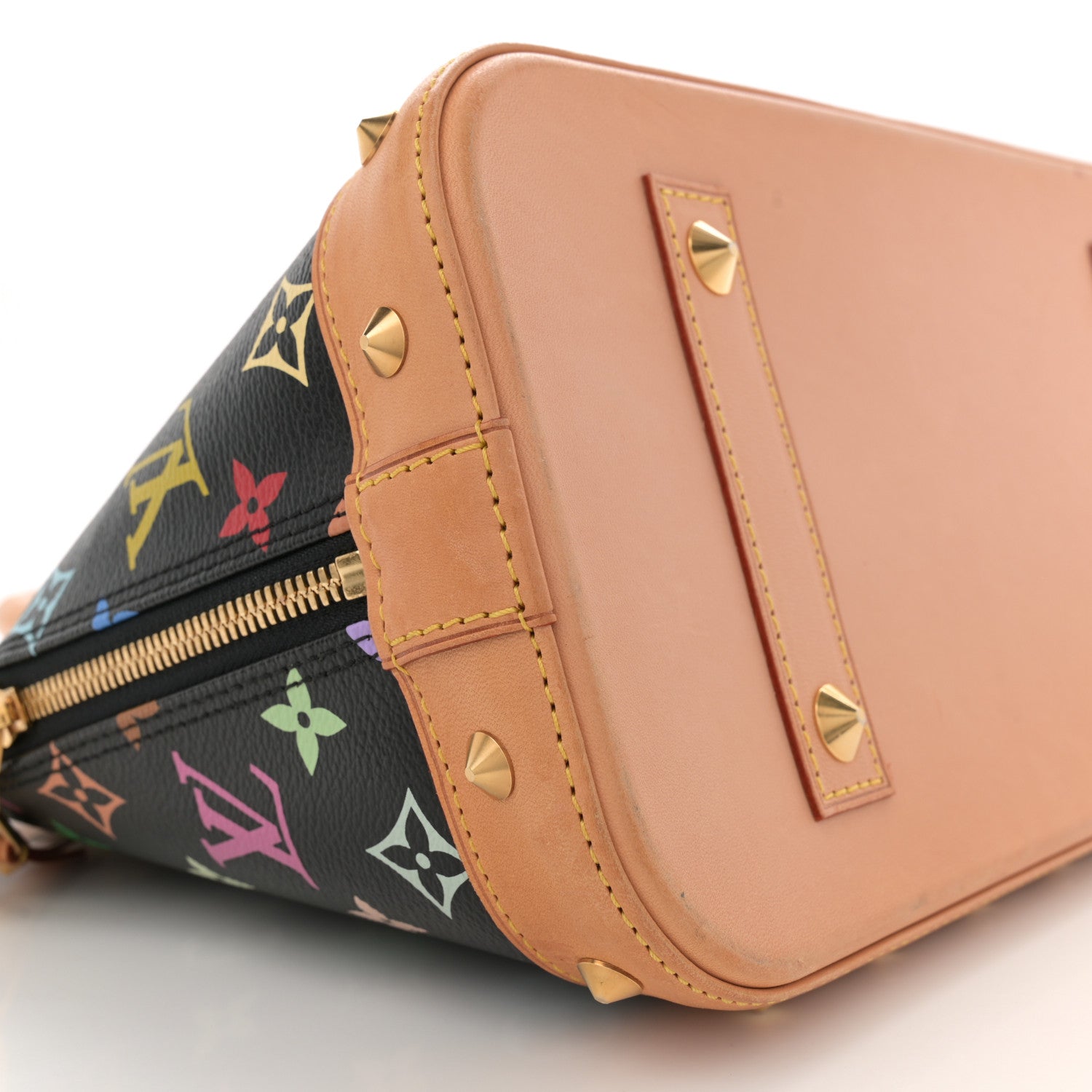 Louis Vuitton Monogram Multicolor Alma PM Black 9 of 13