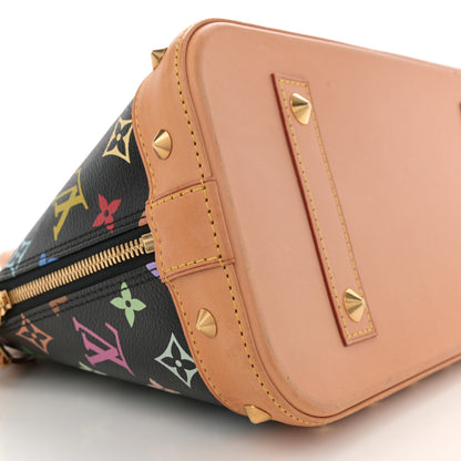 Louis Vuitton Monogram Multicolor Alma PM Black 9 of 13