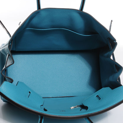 Hermes Togo Birkin 35 Bleu Saint Cyr 7 of 26