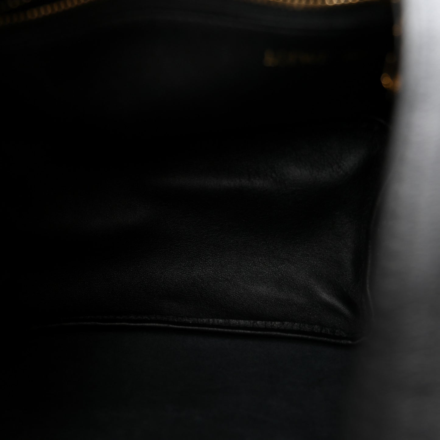 Buttery Nappa Lambskin Small Squeeze Bag Black