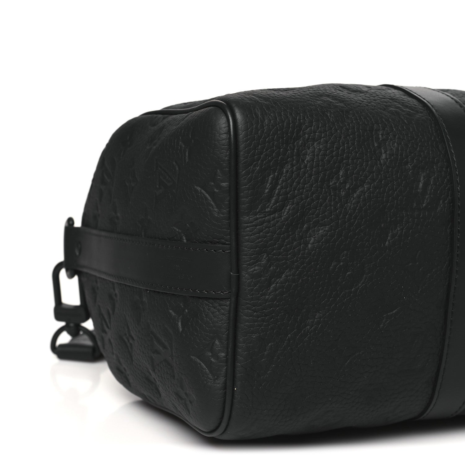 Louis Vuitton Monogram Taurillon Keepall Bandouliere 35 Black 8 of 9