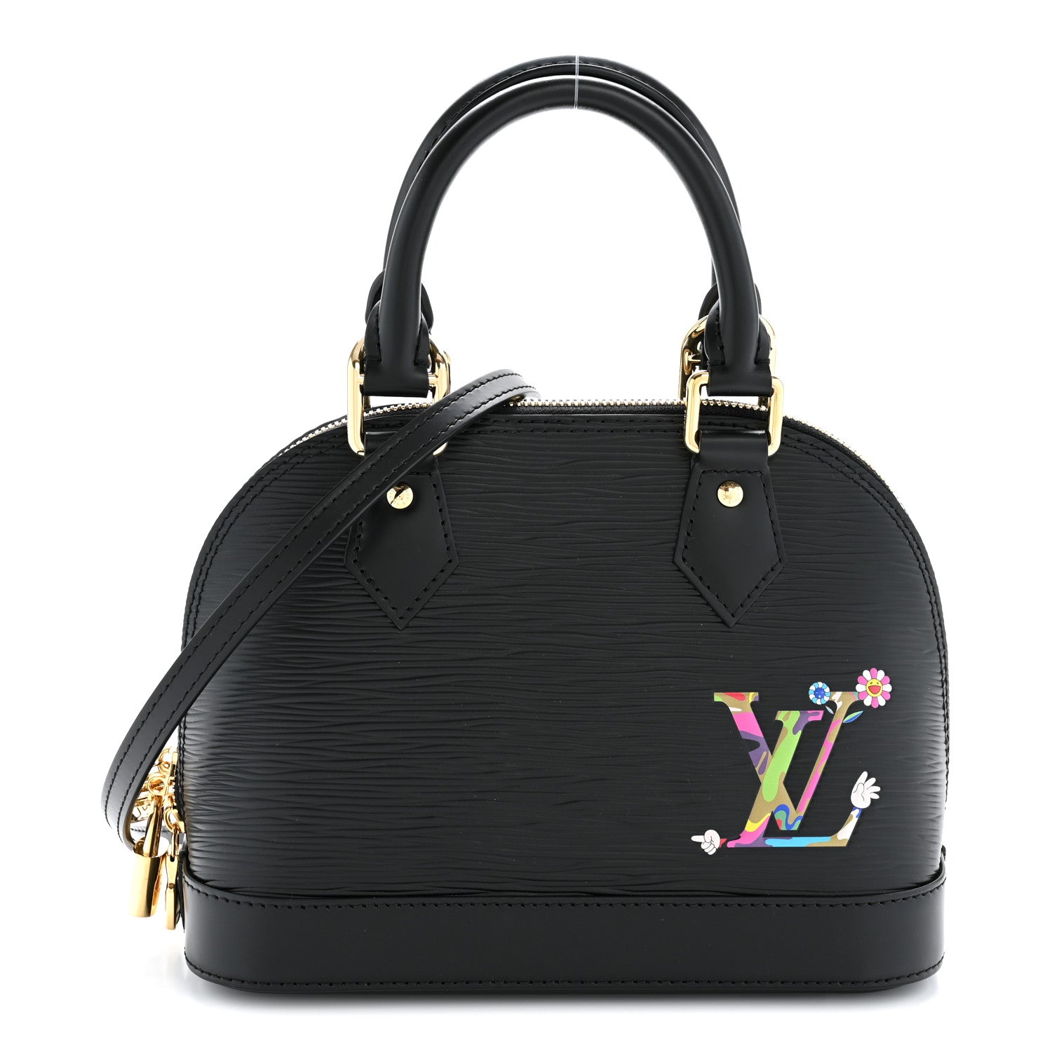 Louis Vuitton LV X TM Epi Alma BB Black 1 of 12