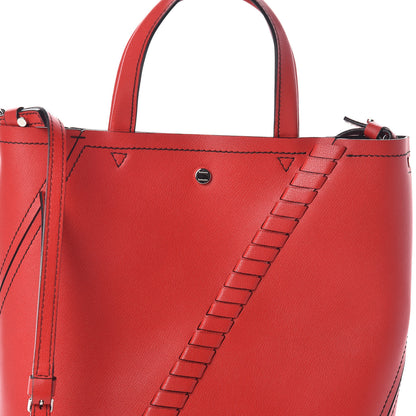 Proenza Schouler Smooth Calfskin Hex Tote Cardinal 7 of 9