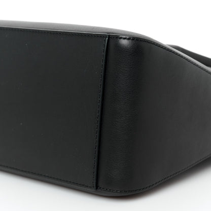 The Row Polished Saddle Calfskin E/W Top Handle Bag Black 10 of 10
