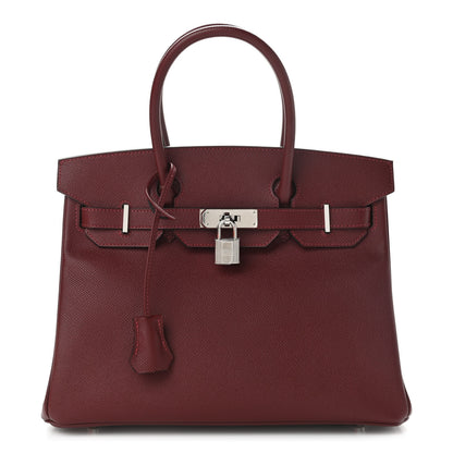 Hermes Epsom Birkin 30 Rouge H 1 of 11