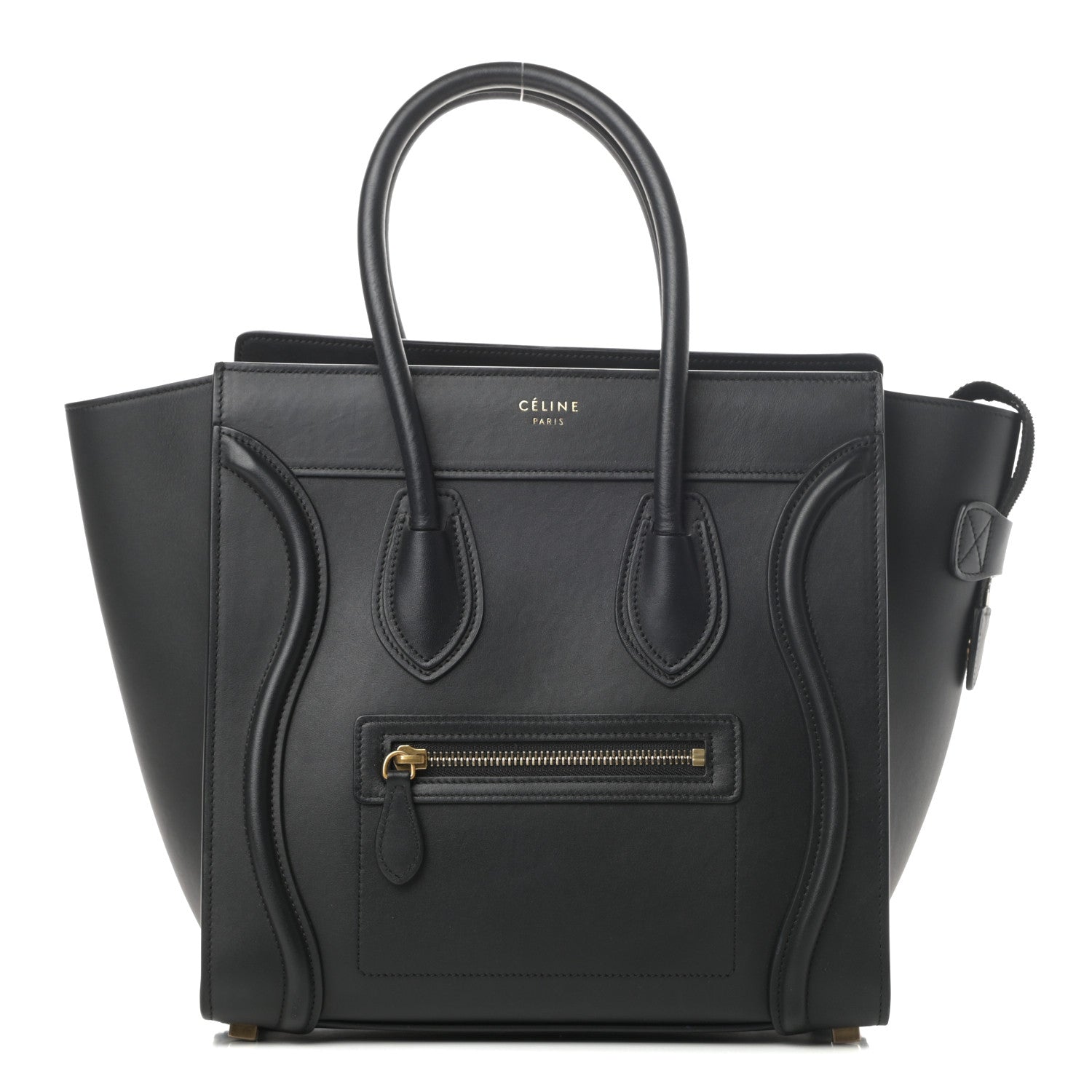 Celine Smooth Calfskin Micro Luggage Black 1 of 13