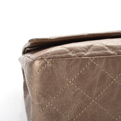 Chanel Metallic Aged Calfskin Quilted 2.55 Reissue 227 Flap Gold 9 of 12