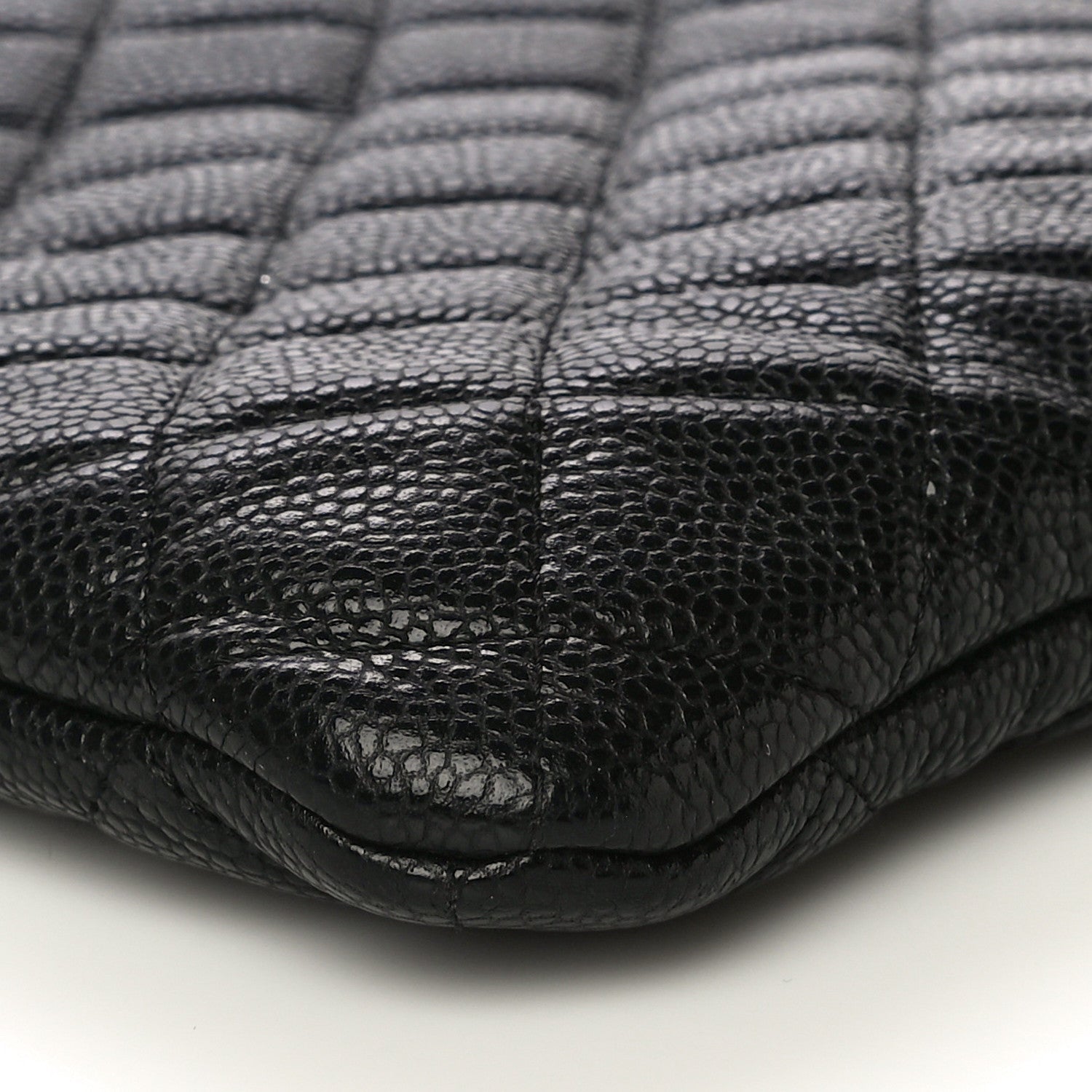 Chanel Caviar Quilted Large Cosmetic Case Black 10 of 10