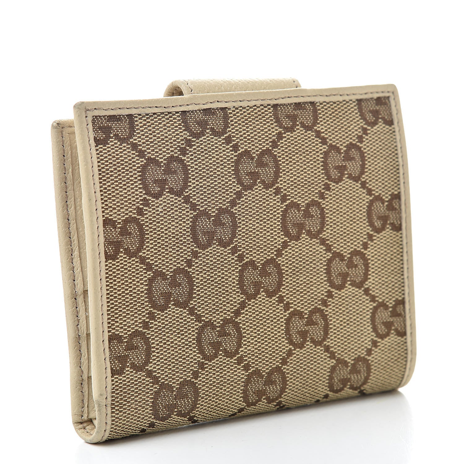 Gucci Monogram Abbey Compact Wallet White 3 of 12