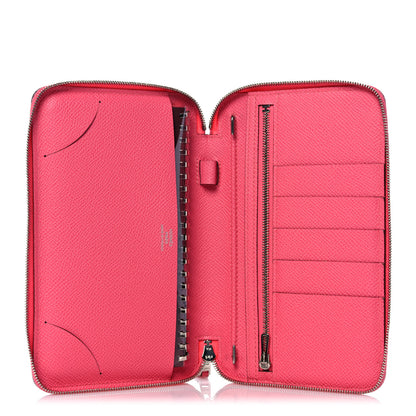 Hermes Epsom Vision II Zip Agenda Rose Azalee 6 of 13