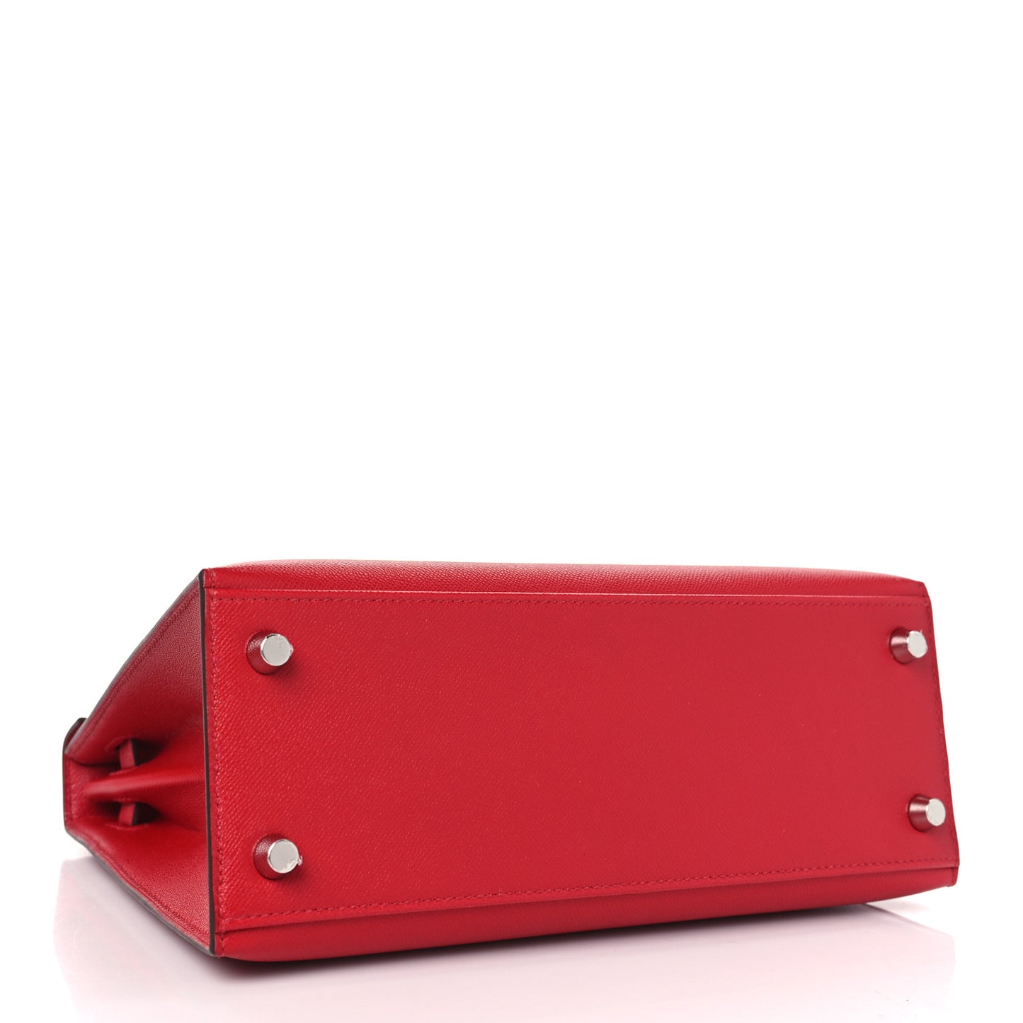 Madame Calfskin Verso Kelly Sellier 25 Rouge Piment Rose Shocking