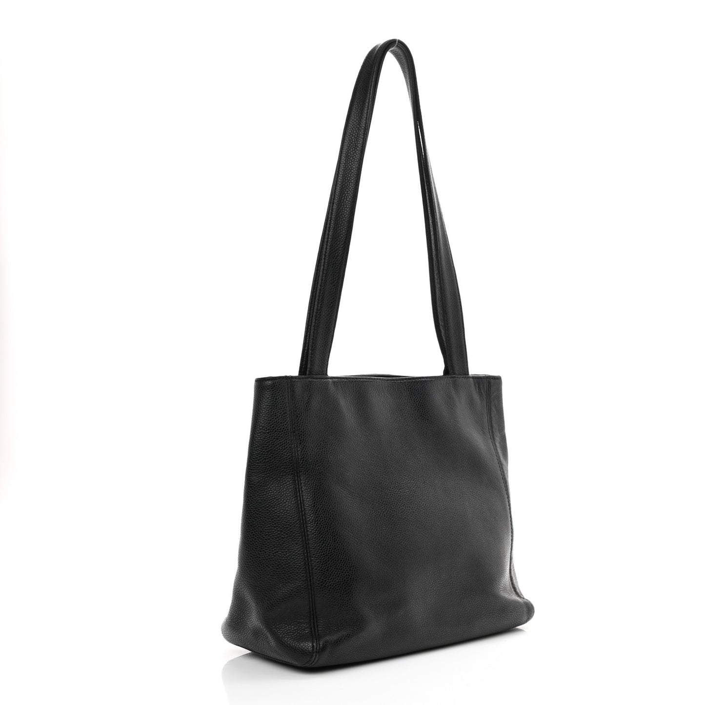 Caviar CC Shoulder Bag Black