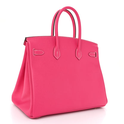 Hermes Epsom Birkin 35 Rose Tyrien 3 of 11